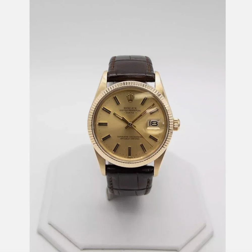 gold rolex dress watch Vintage Woven Dress Watch, by Rolex